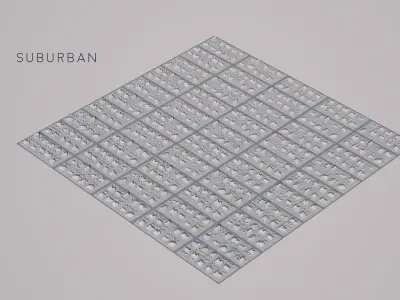 Low Poly City Pack 3D model
