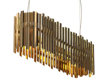 Facet Lozenge Pendant 3D model