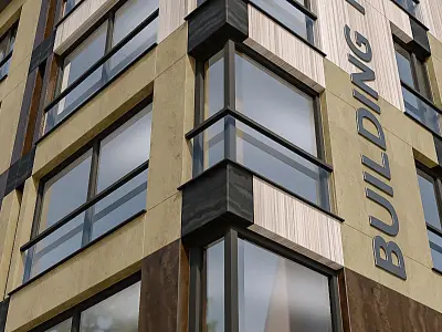 Modern Residential Building 22 3D model