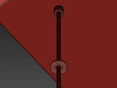 Rutbo Turned Woodr Pendant 3D model