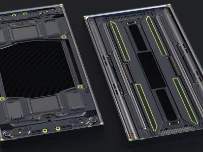 SciFi Panels set 3D model
