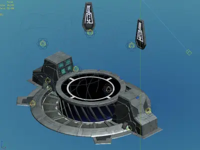 Fleet territory - the base of the veteran 3D model