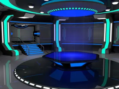 Sci Fi Interior   3D model