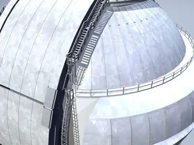 Observatory dome 3D model