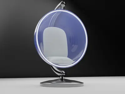 Transparent Bubble hanging Chair 3D model