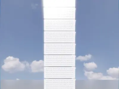 Parametric Building 1a14 3D model