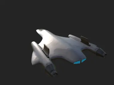 Blackbird Fighter 3D model