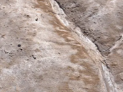 Trace of a stream 3D model