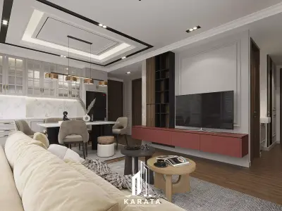 Design Living Room Modern 3D model