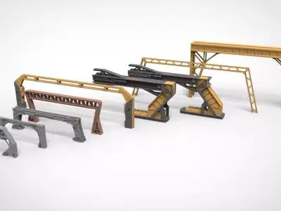 Sci Fi Modular Environment 10 3D model