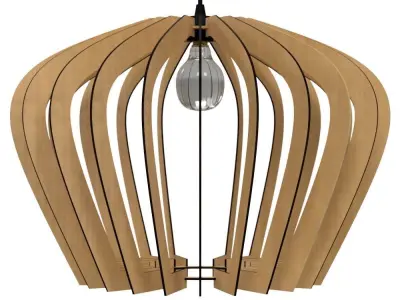 CEILING LIGHT LAMP 3D PRINT AND LASER CUT FILES MODEL 14 3D print model