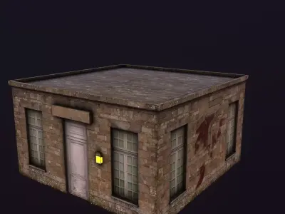 House v4 Low-poly 3D model