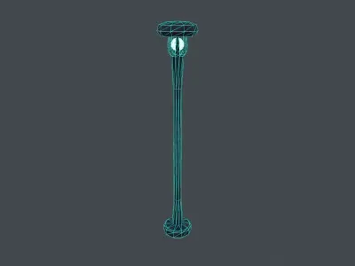 Low Poly 6 Street Furniture Assets Pack 3D Model Collection Low-poly 3D model