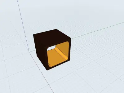 Calma door with light in it 3D print model