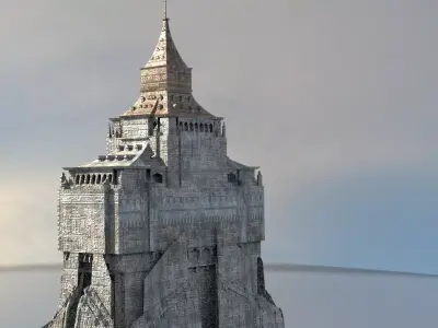 Fantasy Germanic Tower  3D model