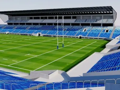 Kumagaya Rugby Ground - Japan 3D model