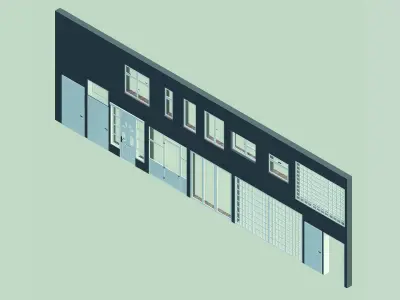 Doors Windows 3D model
