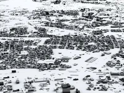 Prague Streets and Buildings 3D model