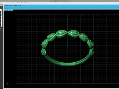 Women Ring Fancy Ring Plain light weight STL 3DM Printable 3D print model 12