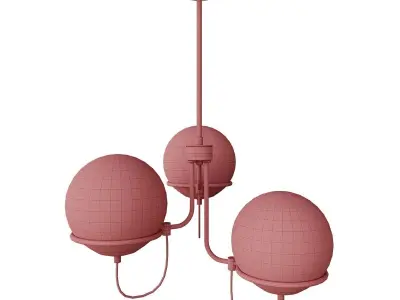 Aeron 40 Pendant White - Nordlux Free 3D model