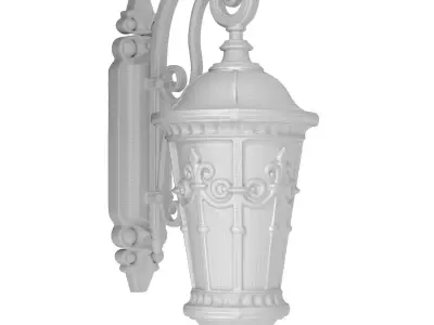 Classic Facade street Wall Lamp Light Lantern streetlight Sconce 3D model purchase