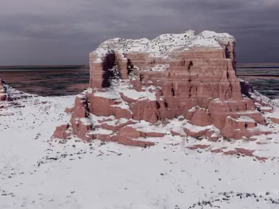 Courthouse Butte and Bell Rock Multipurpose Terrain Model 3D model