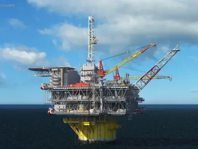  Shell Perdido Oil Platform 