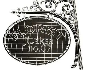 Vintage Signage 001 3D model