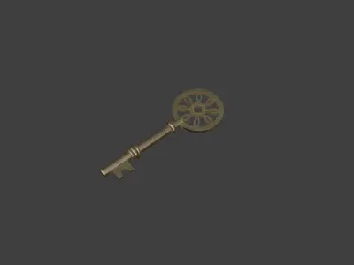 Key Version 2 Low-poly 3D model