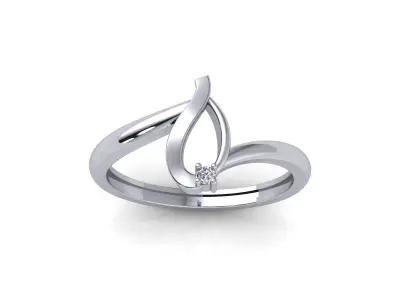 Simple Light Weight Ring  Free 3D print model