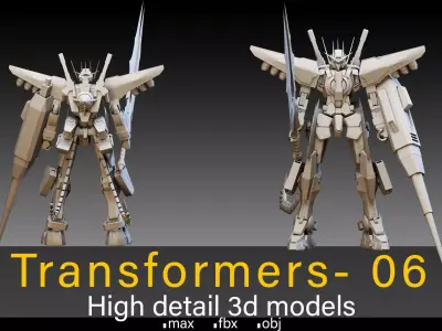 Transformers- 06- High detail 3d models 3D model