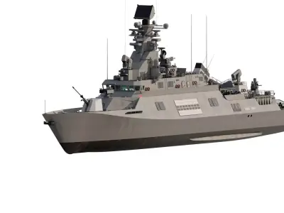 MULTIROLE COMBAT CORVETTE 3D model