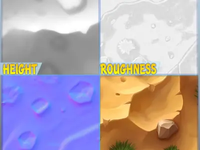 Stylized Ground Seamless Texture Texture