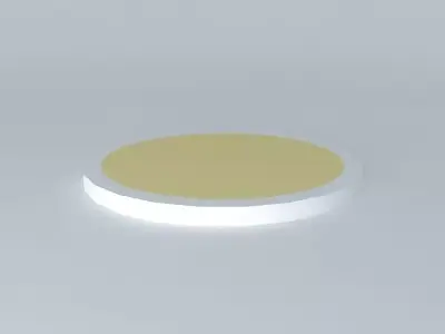 Spot 3 circular led light Free 3D model