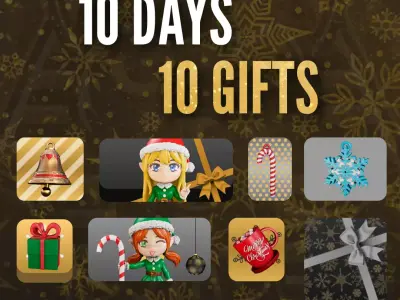 Hat I Christmas Advent Calendar 3D print model