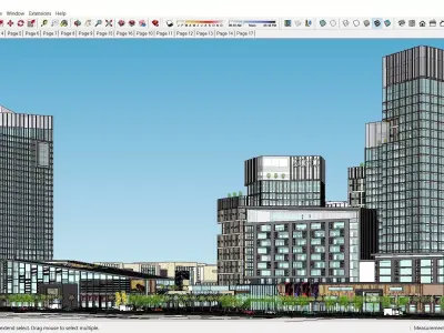 Sketchup Shopping Center D8 3D model