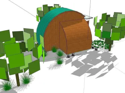 Creative Design-Holiday Cabin-013 3D model