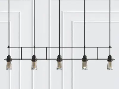 Erlenmeyer Linear Pendant 3D model