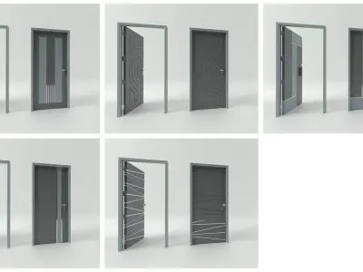 Door sets 15 3D model