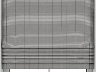 Roman blinds 4 3D model