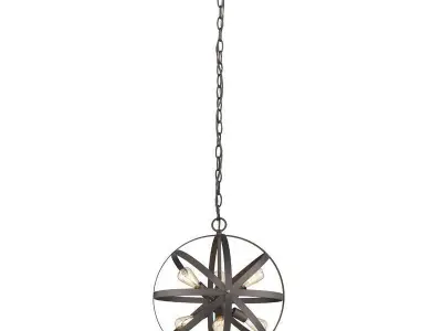 Hinckley Light Dimmable Globe Chandelier 3D model