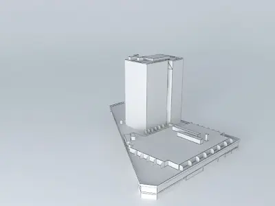 Radisson SAS Scandinavia Hotel, Oslo Free 3D model