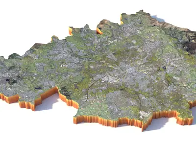 Manchester City United Kingdom 3D model