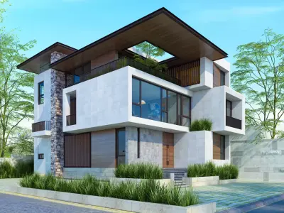 House Exterior 01 3D model