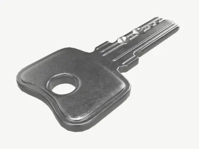 computer key 3D model