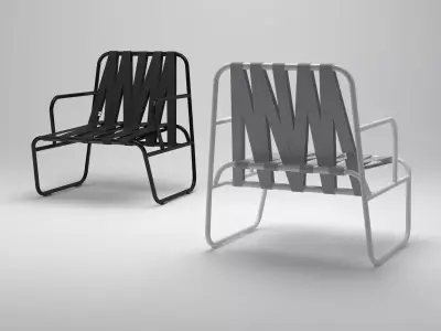 Dozequinze Armchair 3D model