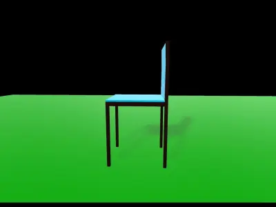 Chair 3D Model By Punhan Dadasov Low-poly 3D model