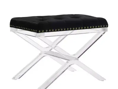 Mariano Vanity Stool Piano Chair 3D model