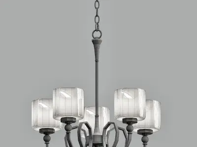 Ovanda Chandelier 3D model