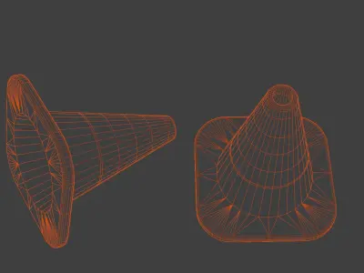 Traffic Cone Classic 3D model